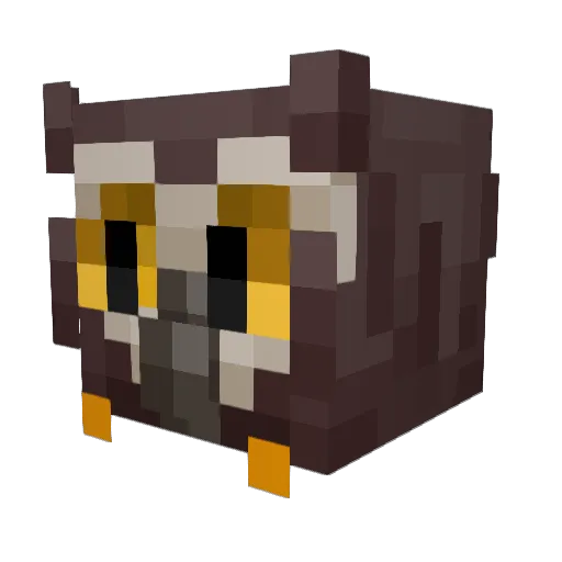 Sacharissa Minecraft avatar head, 3D render