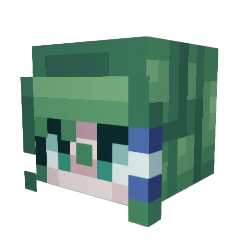 Sacharose_ Minecraft avatar head, 3D render