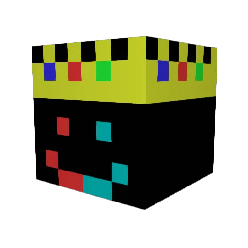 Sachkan Minecraft avatar head, 3D render