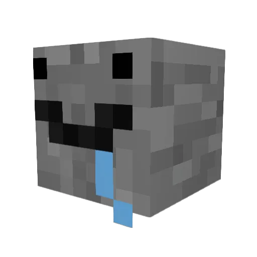 SachsenSTEIN Minecraft avatar head, 3D render