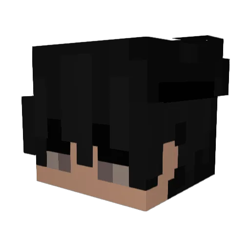 Sacklay Minecraft avatar head, 3D render
