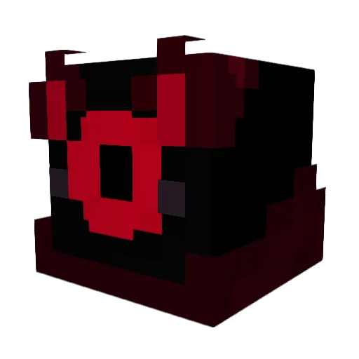 Saclehr Minecraft avatar head, 3D render