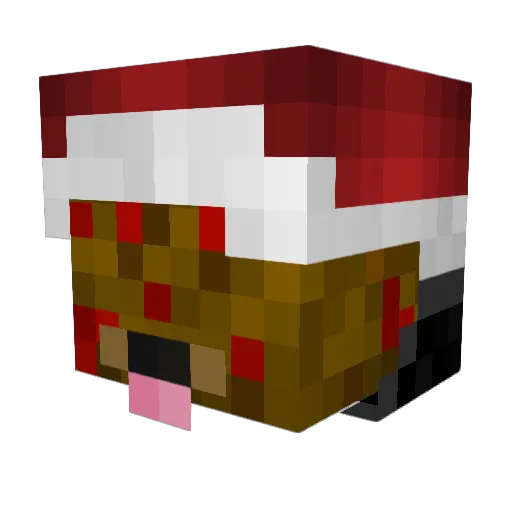 SacocheLouisVui Minecraft avatar head, 3D render