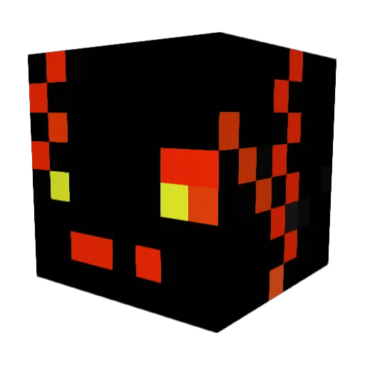 Sacochi Minecraft avatar head, 3D render