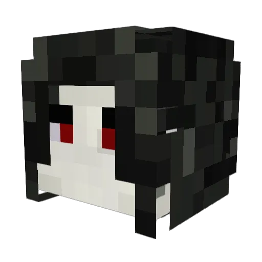 Sacratum Minecraft avatar head, 3D render