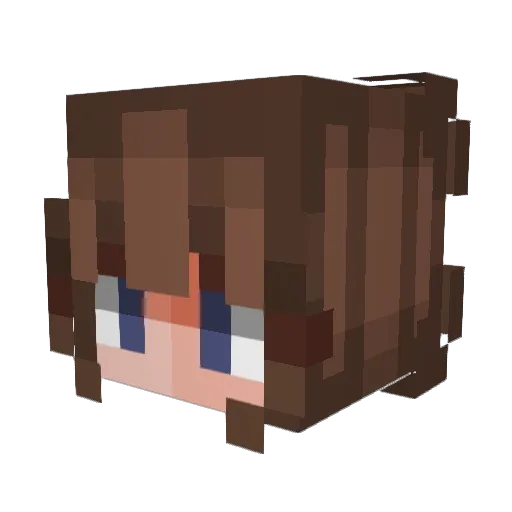 SacredAngel222 Minecraft avatar head, 3D render