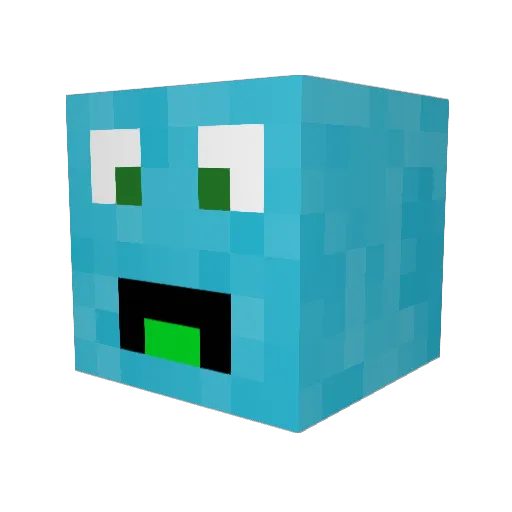 SacredScarab456 Minecraft avatar head, 3D render