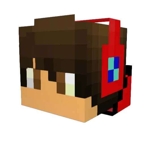 Sacred_60hz Minecraft avatar head, 3D render