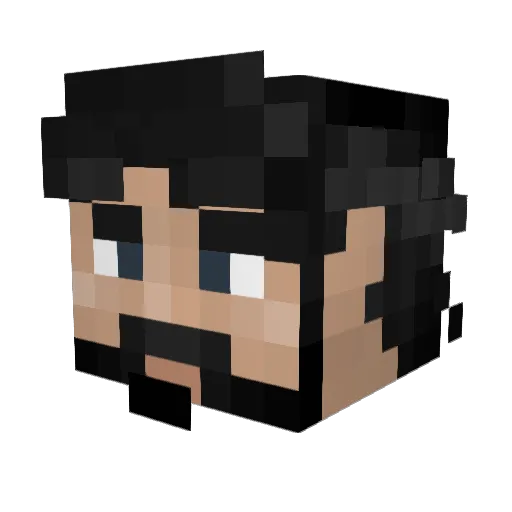 Sacred_Dragon02 Minecraft avatar head, 3D render