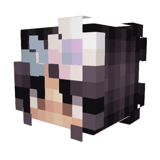 Sacred_pengu Minecraft avatar head, 3D render