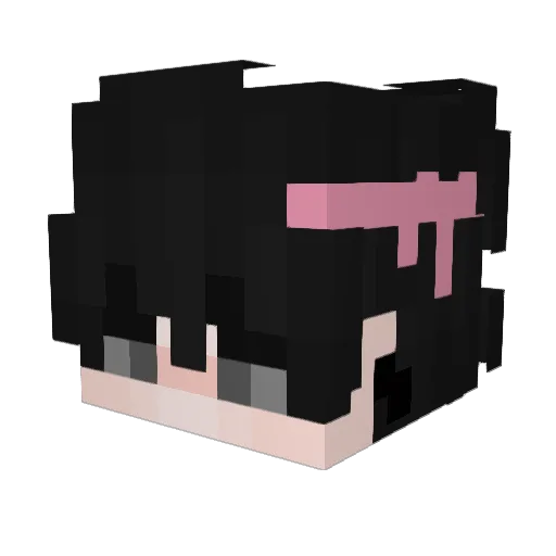 Sacrificion Minecraft avatar head, 3D render