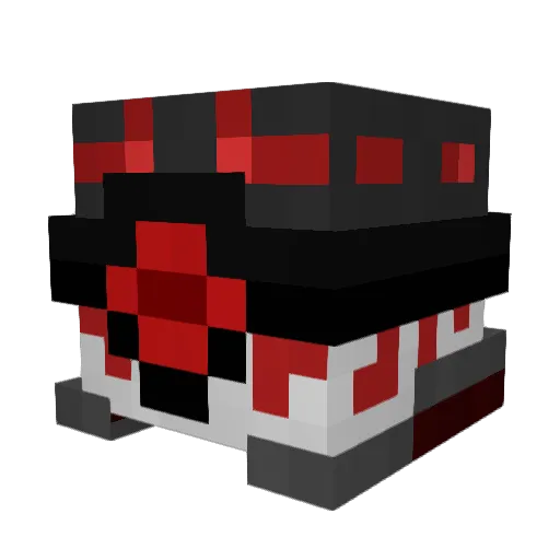 SacrisUmbra Minecraft avatar head, 3D render