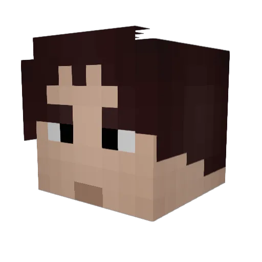 Sacrosanct7 Minecraft avatar head, 3D render