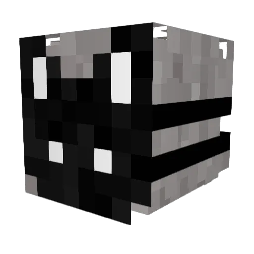 SadBunneh Minecraft avatar head, 3D render
