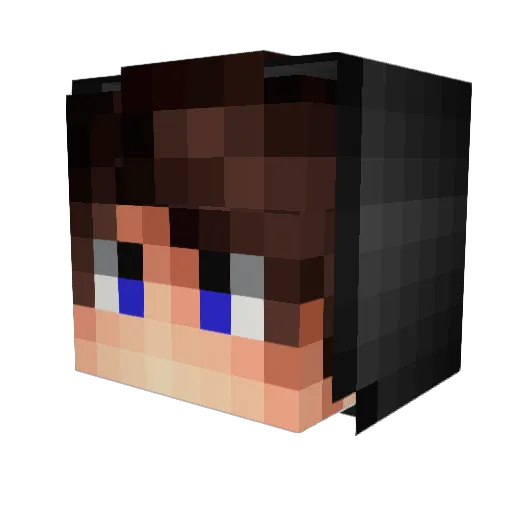 SadGameB0y Minecraft avatar head, 3D render