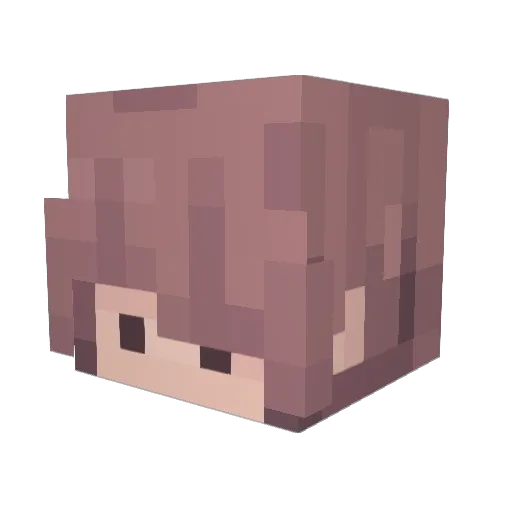 SadGoat Minecraft avatar head, 3D render
