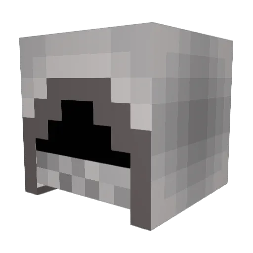 SadGrandad Minecraft avatar head, 3D render
