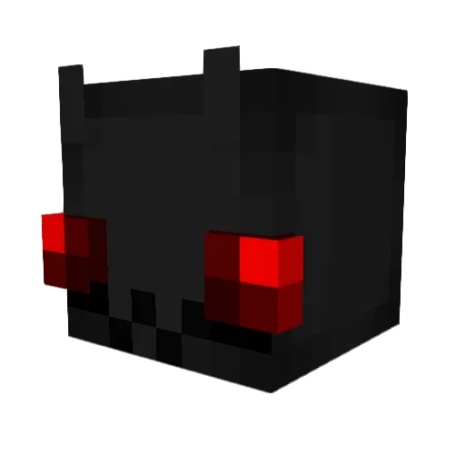 SadMoment Minecraft avatar head, 3D render