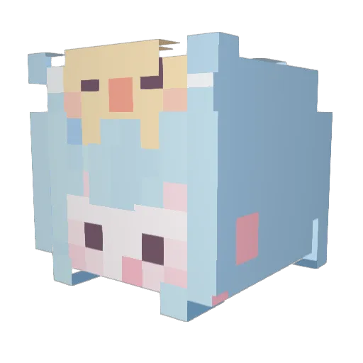 SadWithDaStreet Minecraft avatar head, 3D render