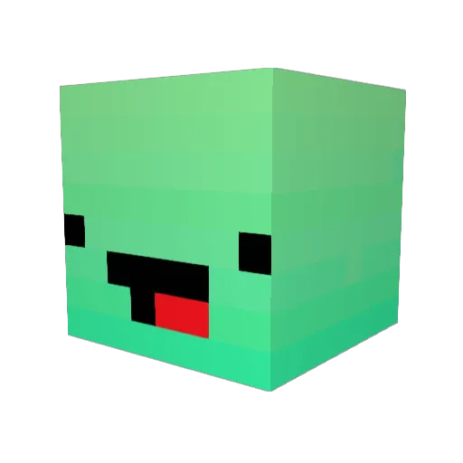 Sadanite Minecraft avatar head, 3D render