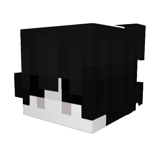 SadbX Minecraft avatar head, 3D render