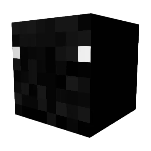 Saddylele Minecraft avatar head, 3D render