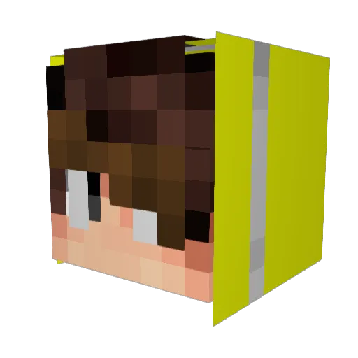SadeceAlforb Minecraft avatar head, 3D render