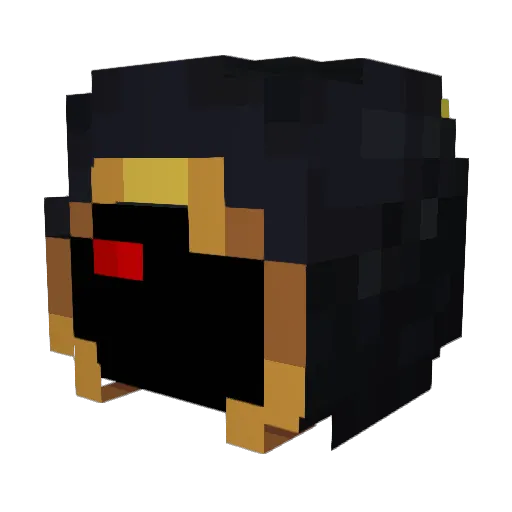 Sadhiq Minecraft avatar head, 3D render