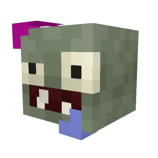 SadieAB Minecraft avatar head, 3D render