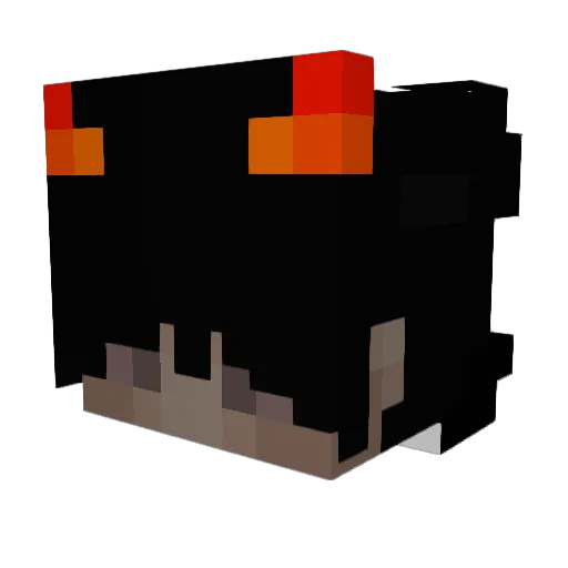 SadoTi Minecraft avatar head, 3D render