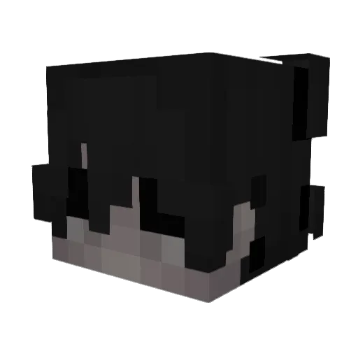 SadraCb Minecraft avatar head, 3D render