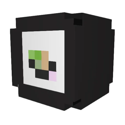 Sadsushison Minecraft avatar head, 3D render