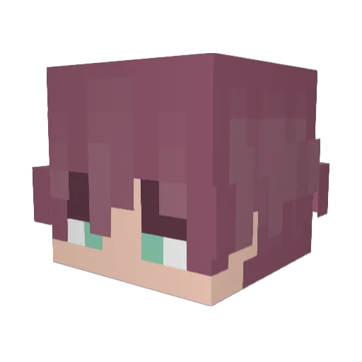 Sae60 Minecraft avatar head, 3D render