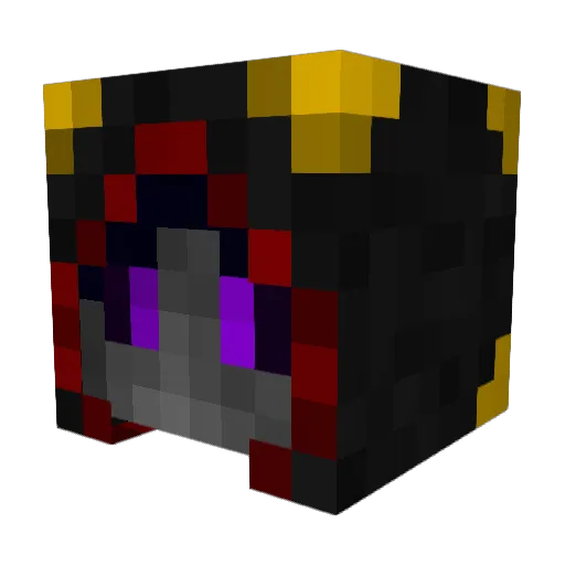 Saeculius Minecraft avatar head, 3D render