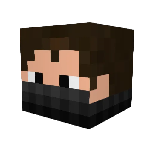 SaeedAlharmoodi Minecraft avatar head, 3D render