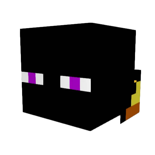 Saekaa Minecraft avatar head, 3D render