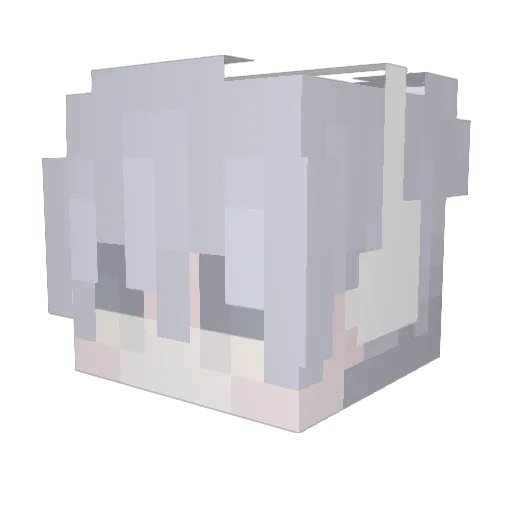 SaenDEE Minecraft avatar head, 3D render