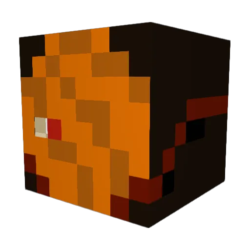Saenzxd Minecraft avatar head, 3D render
