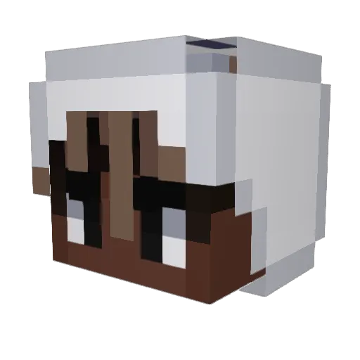 Saerl Minecraft avatar head, 3D render