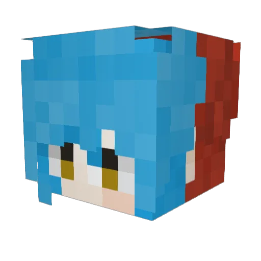 Saeron_sr Minecraft avatar head, 3D render