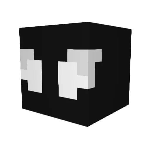 Saes Minecraft avatar head, 3D render