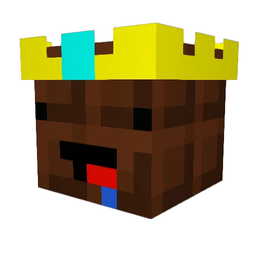 Saesc Minecraft avatar head, 3D render