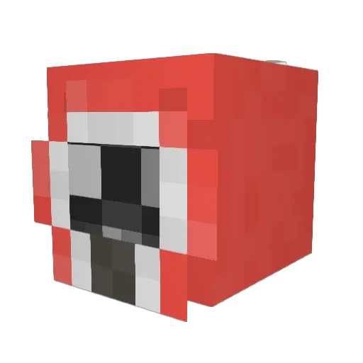 Saesus88 Minecraft avatar head, 3D render