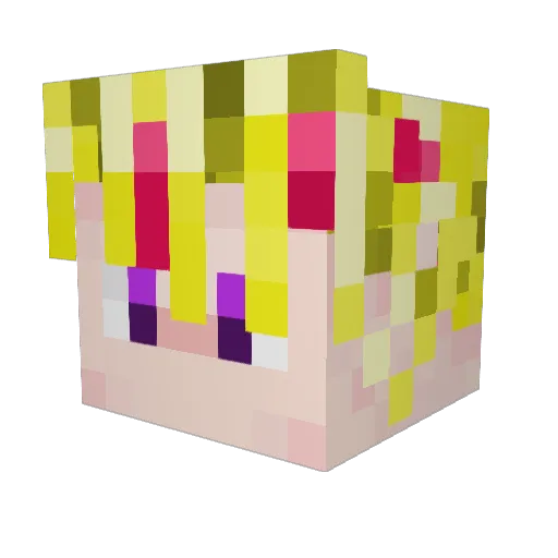 SaevGul Minecraft avatar head, 3D render