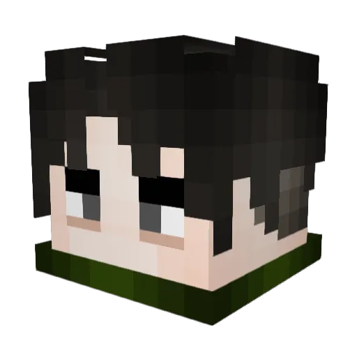 Saf123122 Minecraft avatar head, 3D render
