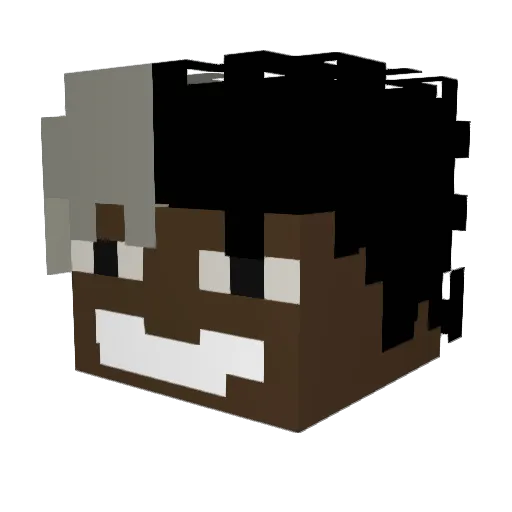 SafStalker Minecraft avatar head, 3D render