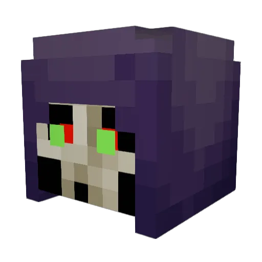 SafeDrift44 Minecraft avatar head, 3D render