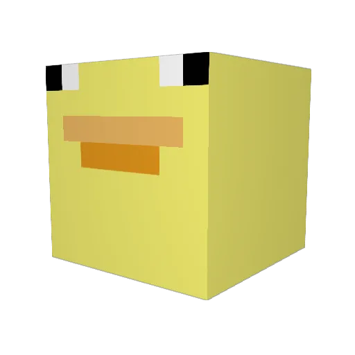SafeMaster12 Minecraft avatar head, 3D render