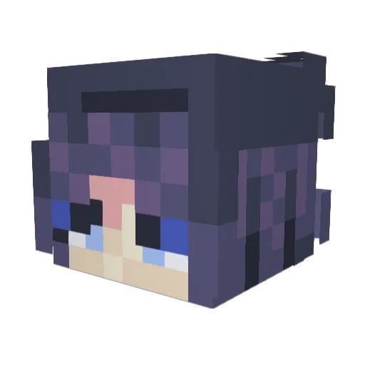 SafeTrixxx Minecraft avatar head, 3D render