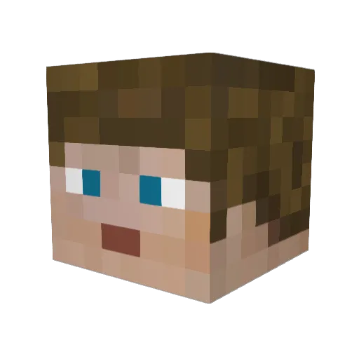 SafestofSheep Minecraft avatar head, 3D render